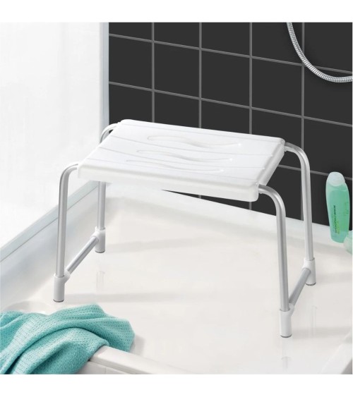 Sgabello per vasca da bagno per disabili colore bianco