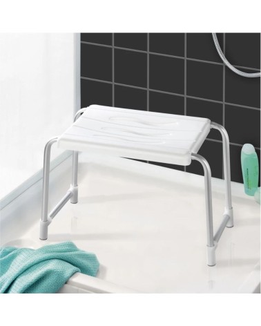 Sgabello per vasca da bagno per disabili colore bianco
