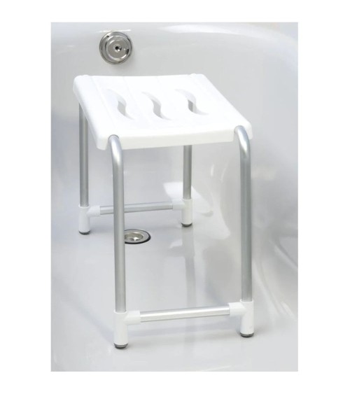 Sgabello per vasca da bagno per disabili colore bianco