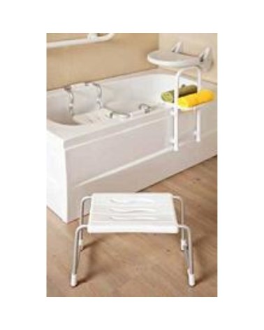 Sgabello per vasca da bagno per disabili colore bianco