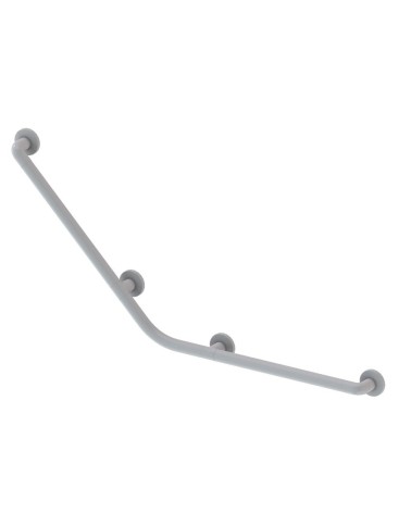 Corrimano angolare di sicurezza 113x55 cm. per disabili colore bianco