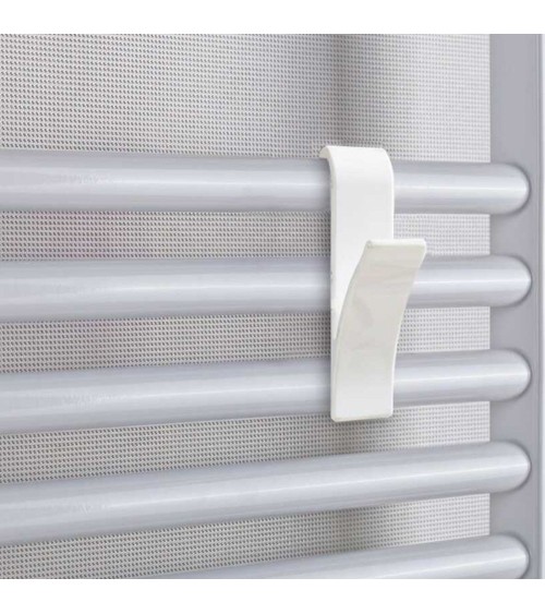 Gancio per asciugamani 4 pezzi colore bianco