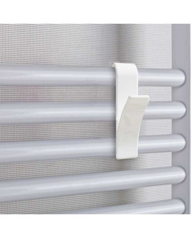 Gancio per asciugamani 4 pezzi colore bianco