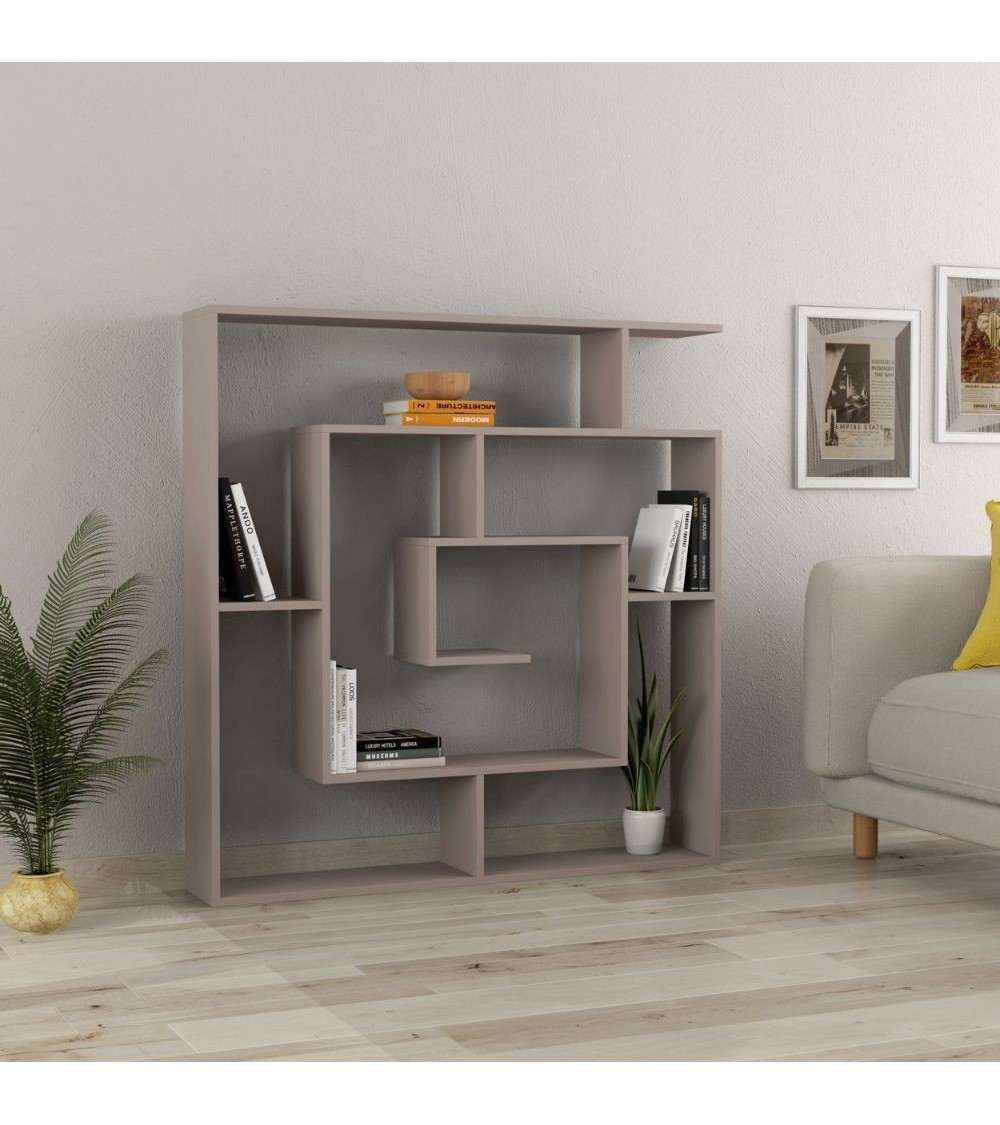 Libreria Labirent colore tortora