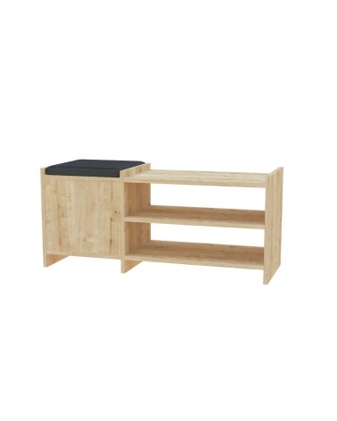 Scarpiera Sunno con anta colore rovere