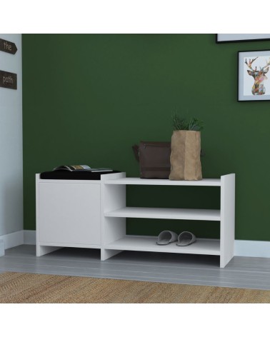 Scarpiera Sunno con anta colore bianco