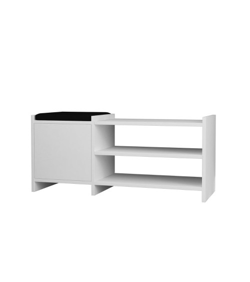 Scarpiera Sunno con anta colore bianco