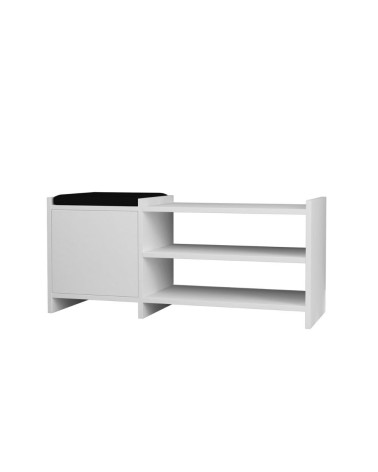 Scarpiera Sunno con anta colore bianco