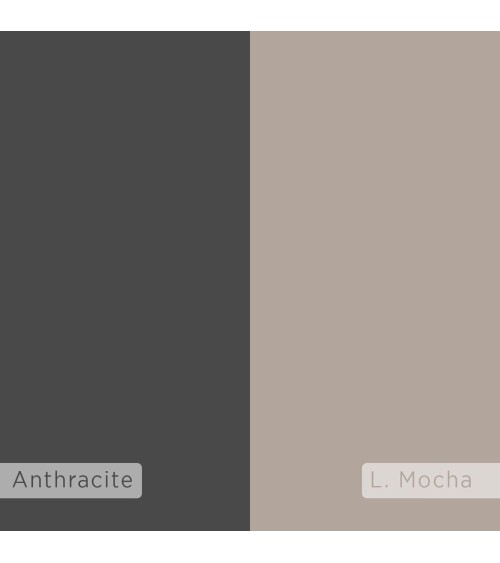 Scarpiera Sunno tortora con anta colore antracite