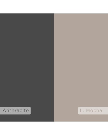 Scarpiera Sunno tortora con anta colore antracite