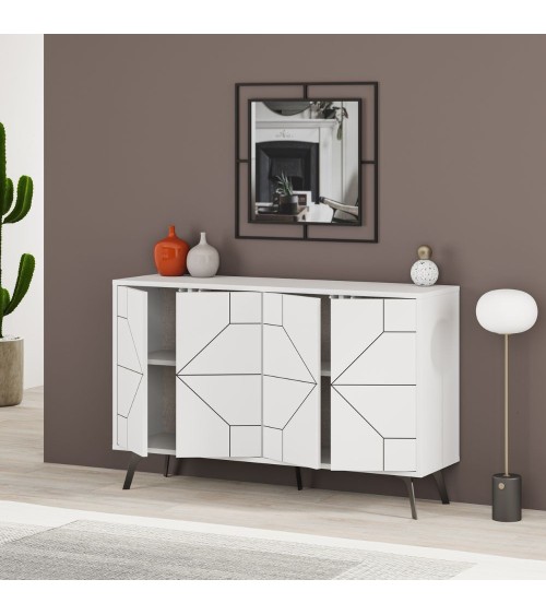 Madia 4 ante Dune colore bianco
