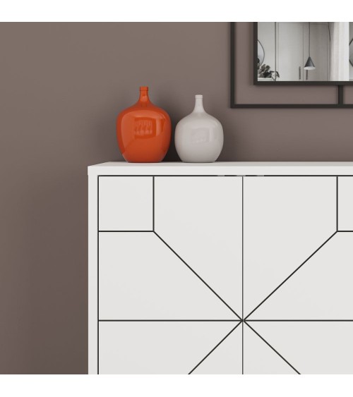 Madia 4 ante Dune colore bianco