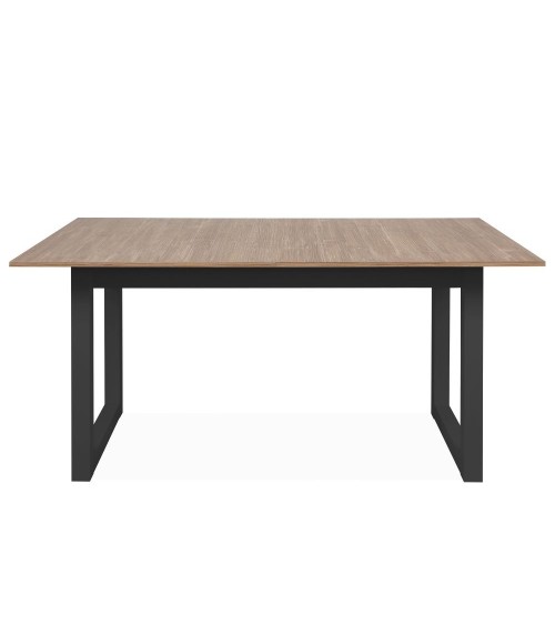 Tavolo allungabile Austin 80A piano colore legno e gambe antracite