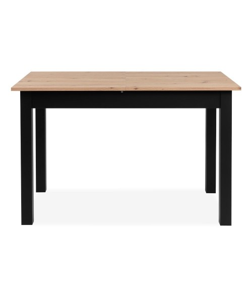 Tavolo allungabile Coburg 120 colore rovere con gambe nere