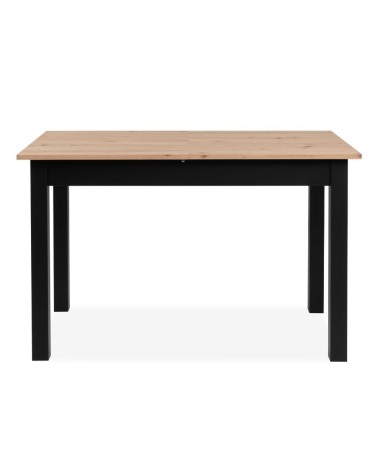 Tavolo allungabile Coburg 120 colore rovere con gambe nere