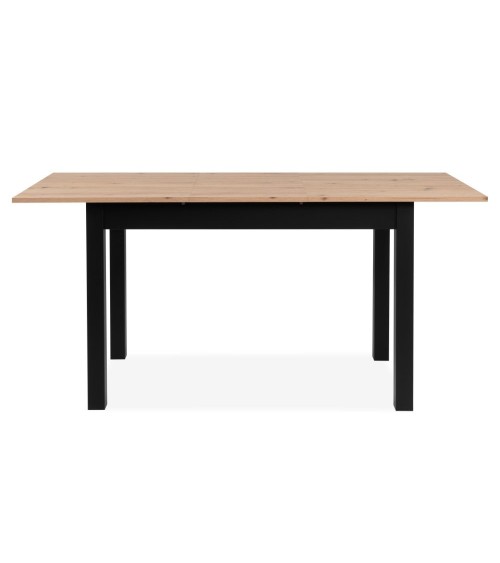 Tavolo allungabile Coburg 120 colore rovere con gambe nere
