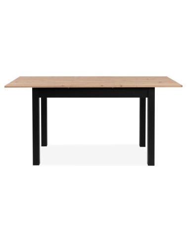 Tavolo allungabile Coburg 120 colore rovere con gambe nere