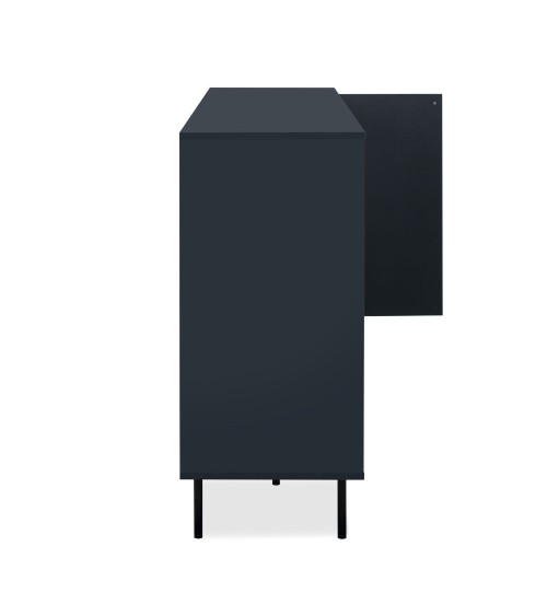 Credenza Caracas 51A con 4 ante e 4 ripiani colore navy blue