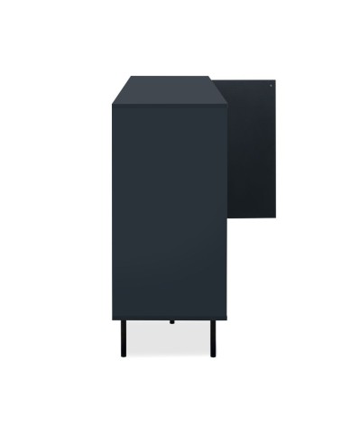 Credenza Caracas 51A con 4 ante e 4 ripiani colore navy blue