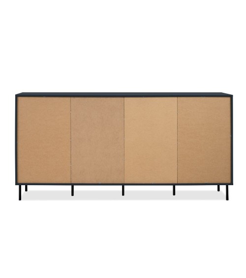 Credenza Caracas 51A con 4 ante e 4 ripiani colore navy blue