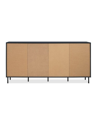 Credenza Caracas 51A con 4 ante e 4 ripiani colore navy blue