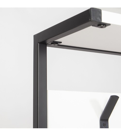 Scaffale ingresso Nomad colore bianco