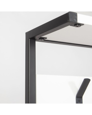Scaffale ingresso Nomad colore bianco