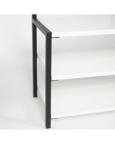 Scaffale ingresso Nomad colore bianco