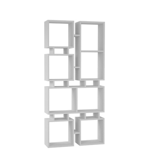 Libreria bifacciale Rail bianco 79x166,5