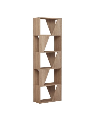 Libreria Frame colore rovere con 5 ripiani