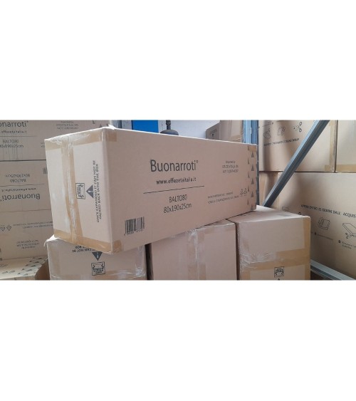 Materasso singolo Balto 80x190x25 H cm tessuto antibatterico