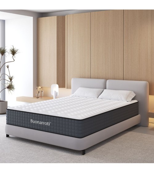 Materasso matrimoniale Balto 160x190x25 H cm tessuto antibatterico