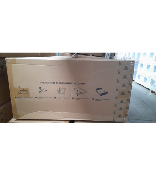 Materasso una piazza e mezza Fenice 120x190x25 H cm tessuto antibatterico sfoderabile