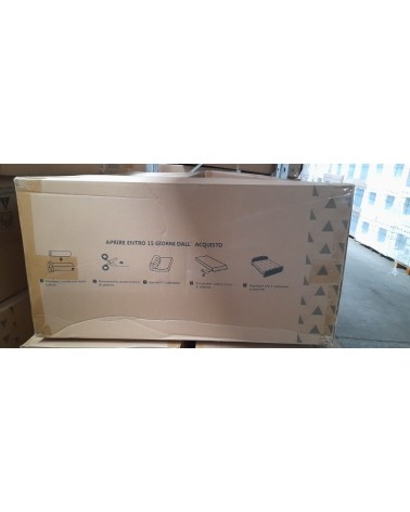 Materasso una piazza e mezza Fenice 120x190x25 H cm tessuto antibatterico sfoderabile