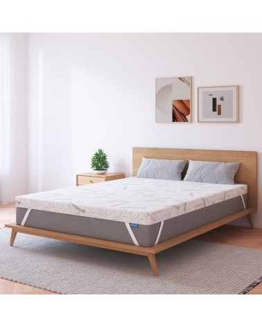 Topper Gel materasso una piazza e mezza 120x190x5 cm