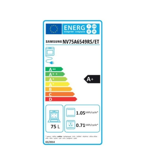 Forno elettrico Samsung da incasso NV75A6549RSET inox