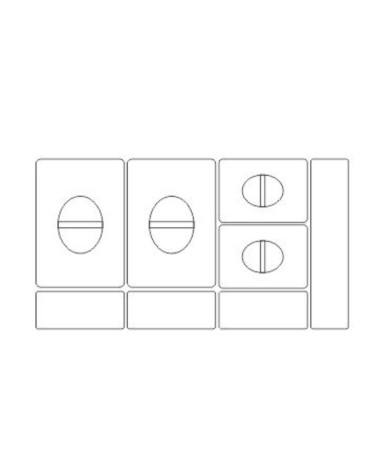 Pattumiera Practiko 90 capacità 2x12 LT+2x5 LT e tre vaschette