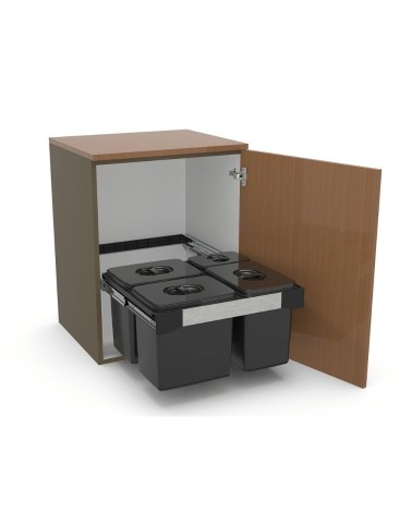 Pattumiera Free Jazz 60 ad estrazione frontale 85 LT