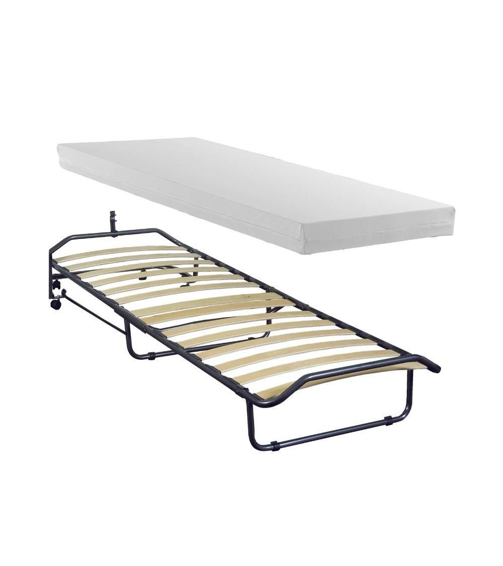 Branda pieghevole con materasso 80X190x9 RETEPIEGH per mobile giroletto