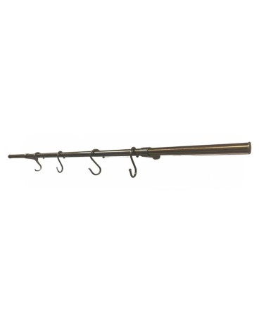 Asta appendi mestoli KITOTTONE90 4 ganci 90 cm ottone antico