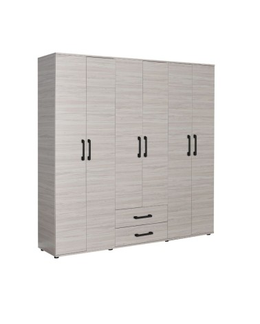 Armadio GRD4262023 rovere 6 ante e 2 cassetti