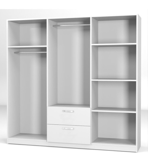 Armadio GRD4262023 rovere 6 ante e 2 cassetti