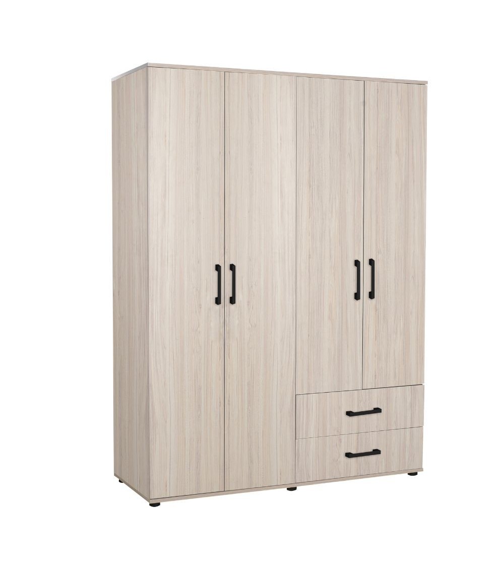 Armadio GRD4422023 rovere 4 ante e 2 cassetti