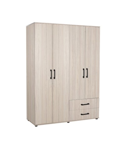 Armadio GRD4422023 rovere 4 ante e 2 cassetti
