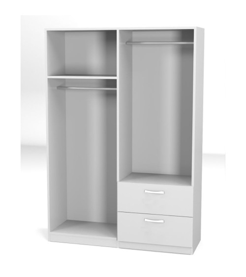 Armadio GRD4422023 rovere 4 ante e 2 cassetti