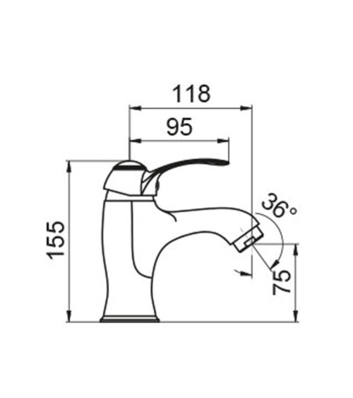 Miscelatore ottone antico Bologna lavabo