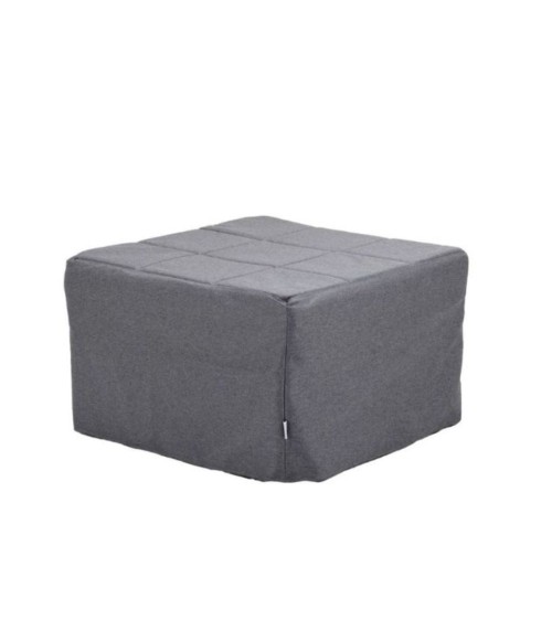Pouf letto singolo pieghevole Vega tessuto colore grigio