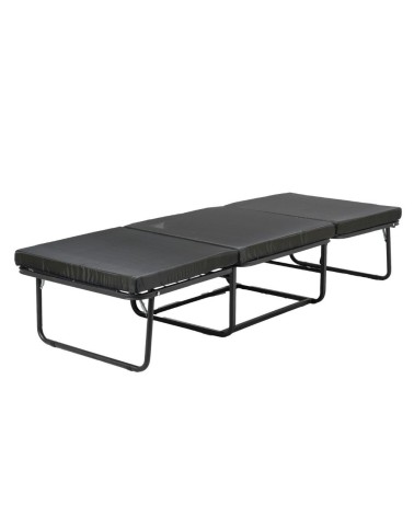 Pouf letto singolo pieghevole Vega tessuto colore tortora