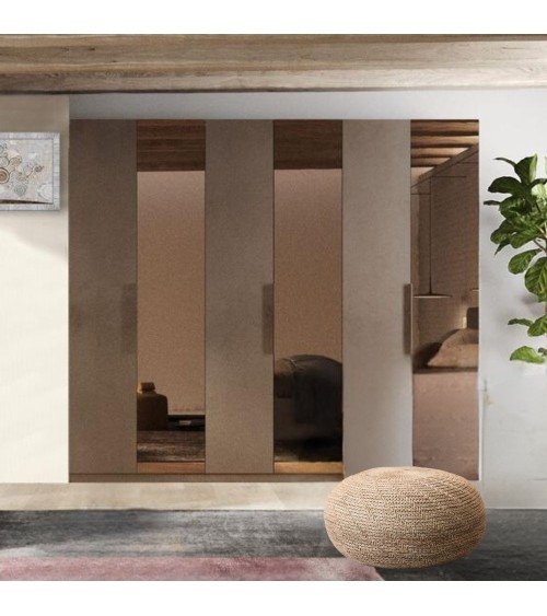 Camera da letto Mustella con letto contenitore bronzo