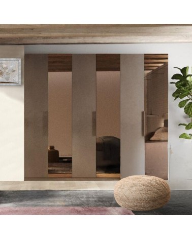 Camera da letto Mustella con letto contenitore bronzo